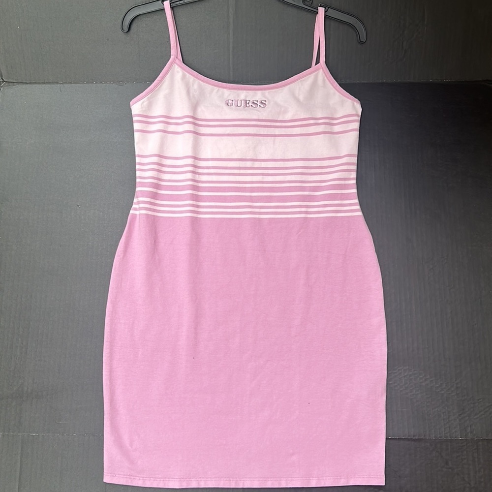 New GUESS Originals Striped Dress SZ L - Picture 2 of 8